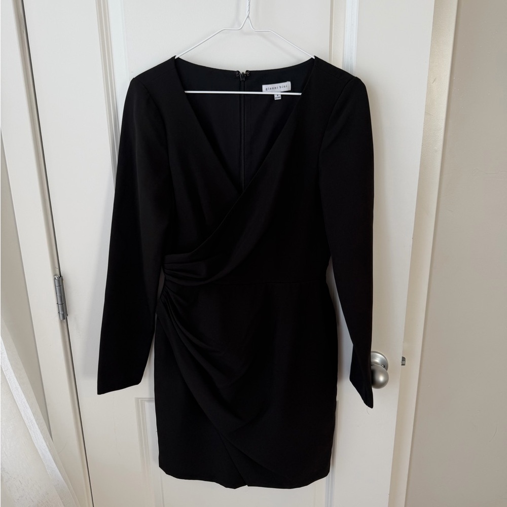 Gianni Bini Elegant Black Long Sleeve Dress